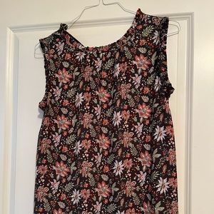 Loft Ruffle Neck tank